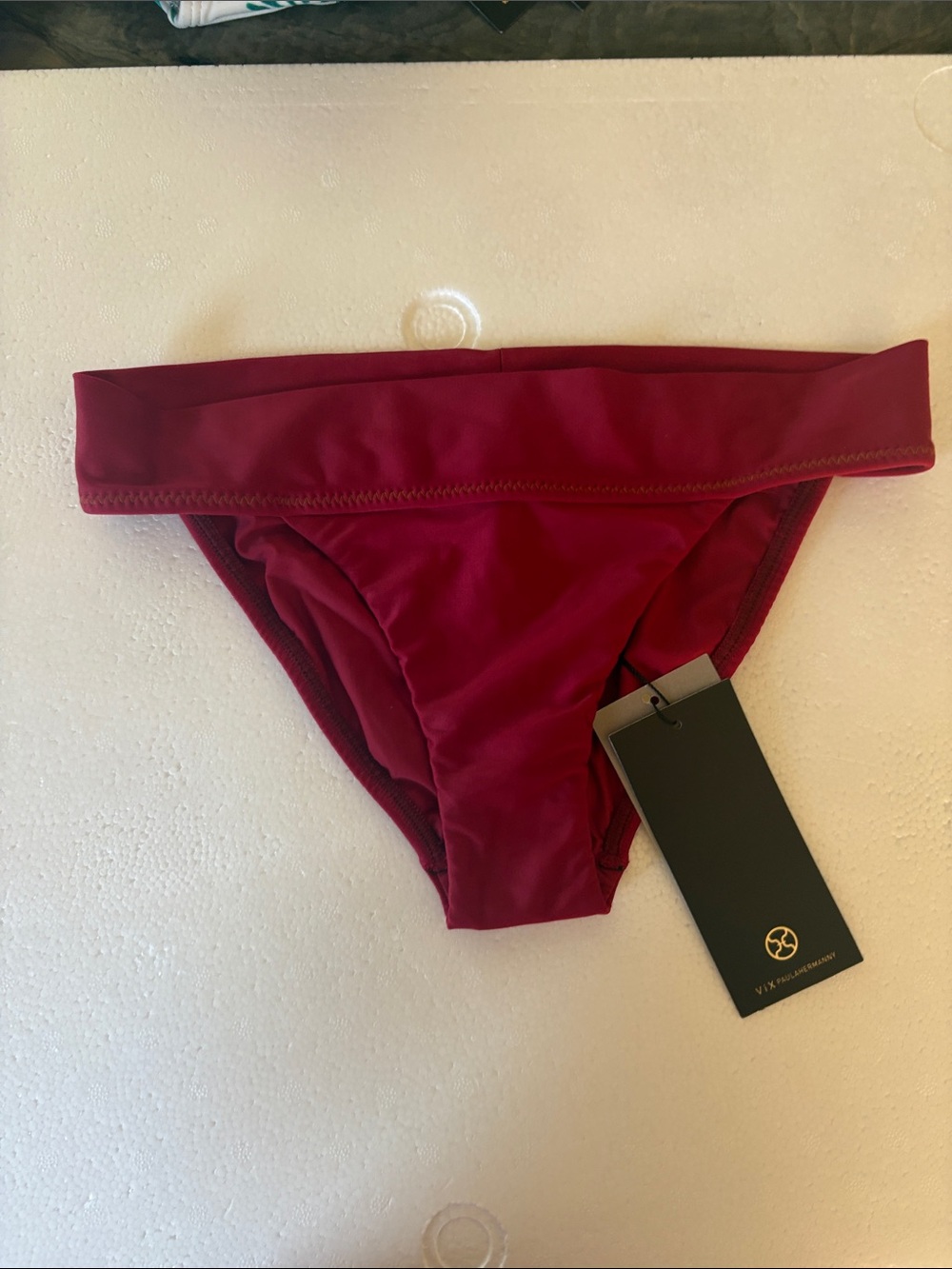 VIX Swimwear Burgundy Bikini Bottom